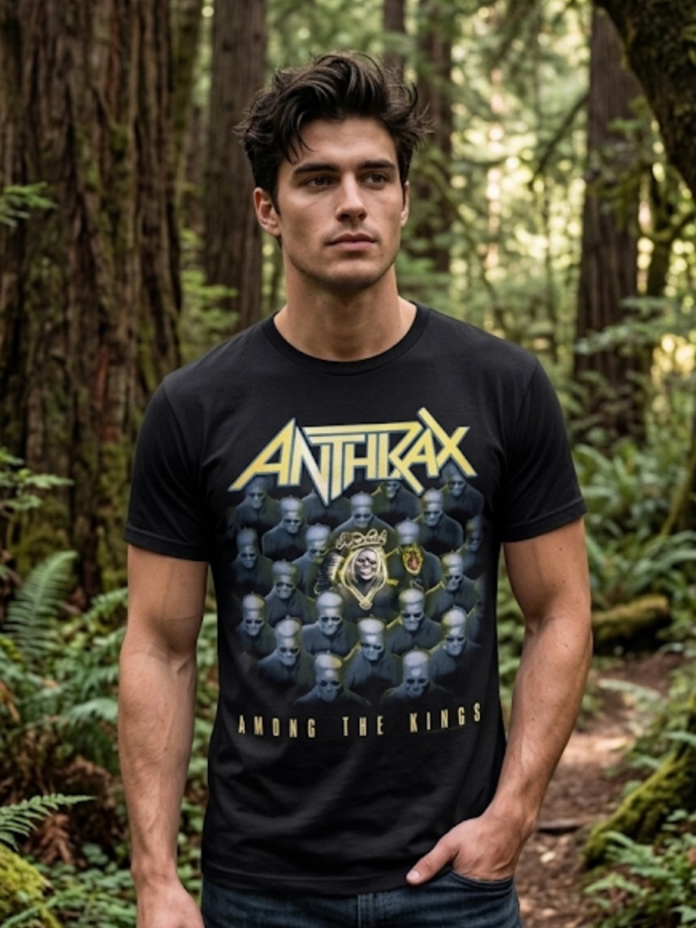 Anthrax Among the Kings Black T-Shirt